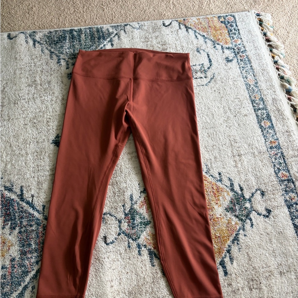 lululemon athletica Rust-Colored Women's Leggings